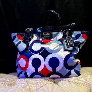 Coach Madison Graphic Op Art bag